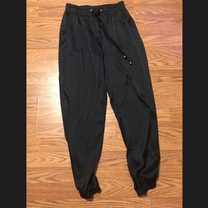 Fun French kiss silk pants never been used